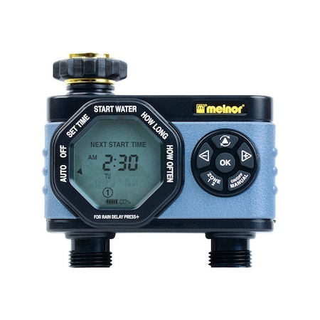 Melnor Melnor HydroLogic Programmable 2 Zone Digital Water Timer 73100